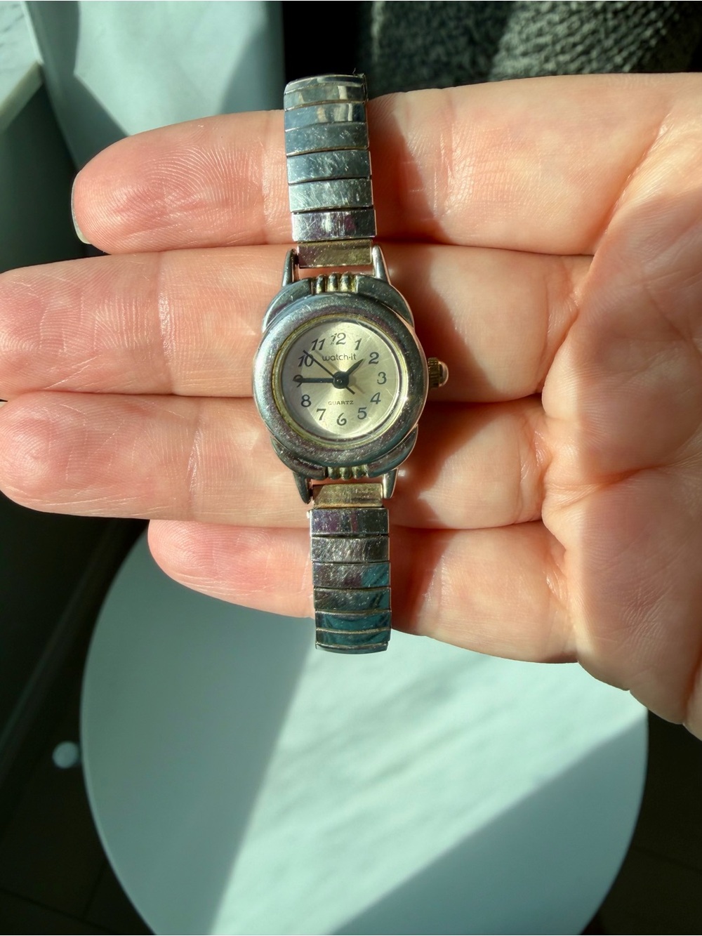 VINTAGE Watch-it Women’s MLN 3005 Stretch Bracelet Watch NEW BATTERY/ Working